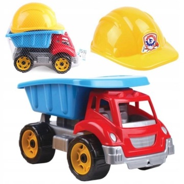 БОЛЬШОЙ САМОСВАЛ ДЛЯ ДЕТЕЙ В ДОМ С ПЕСЧНЫМ САДОМ