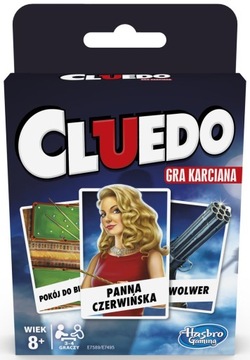 GRA KARCIANA CLUEDO RODZINNA IMPREZOWA TOWARZYSKA