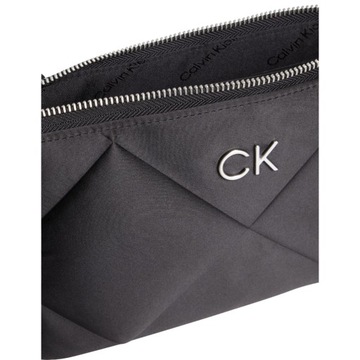 CALVIN KLEIN TOREBKA DAMSKA RE-LOCK QUILT CZARNA