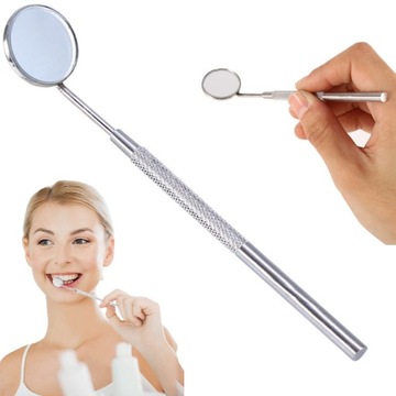 LUSTERKO DENTYSTYCZNE STOMATOLOGICZNE POWIĘKSZAJĄCE DO ZĘBÓW LUSTRO