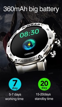 Мужские умные спортивные часы с Bluetooth
