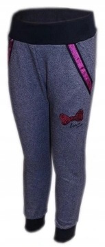 Dziewczęce spodnie dresowe 92-98