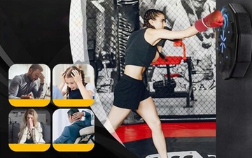 МУЗЫКАЛЬНЫЙ БОКСЕРНЫЙ МАШИНА ДЛЯ ТРЕНИРОВОК BOXING WALL SMART