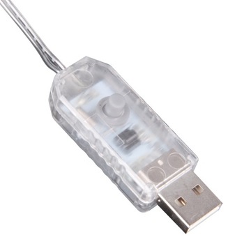 Световая завеса 300 светодиодов Гирлянда Лампы 3х3 м USB провода + пульт ДУ