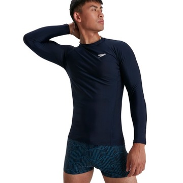 Koszulka długi rękaw do pływania męska Speedo Long Sleeve Rash Top rozm. M