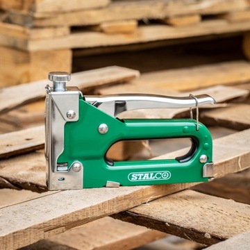 ZSZYWACZ TAPICERSKI TAKER 6-14mm ręczny stalowy solidny WBIJA BEZBŁĘDNIE