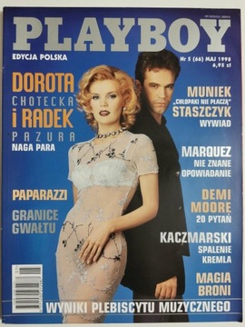 PLAYBOY NR 5 (66) MAJ 1998 DOROTA CHOTECKA I RADEK