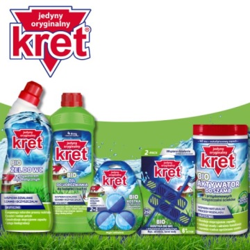 KRET BIO Pipe Gel Hair Sediment Fats Supports Septic Tank Performance 500g