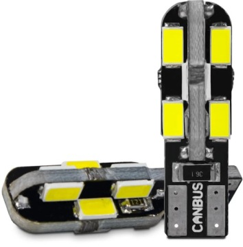 Светодиодная лампа W5W 15 SMD 4014 CANBUS стабилизатор