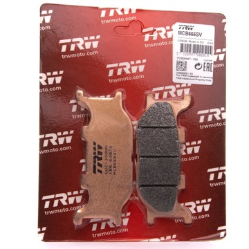 KLOCKI HAMULCOWE TRW YAMAHA MT-03 2006-2012 PRZÓD