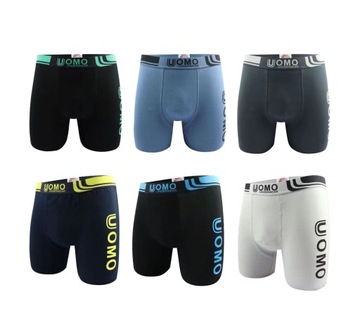 3x МУЖСКИЕ БОКСЕРСКИЕ ШОРТЫ, Хлопок, 2XL, ДЛИННОЕ НИЖНЕЕ БЕЛЬЕ UOMO XXL