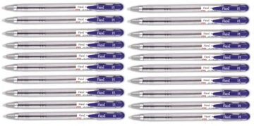 DŁUGOPIS FLEXI ze skuwką 0,7 niebieski x 20 szt