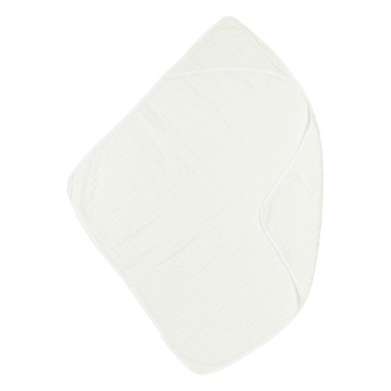 Meyco Baby Jednokolorowy szlafrok - muslinowy - offwhite - 80x80cm