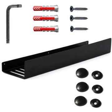 PÓŁKA METALOWA POD PRYSZNIC 60cm DO ŁAZIENKI WISZĄCA