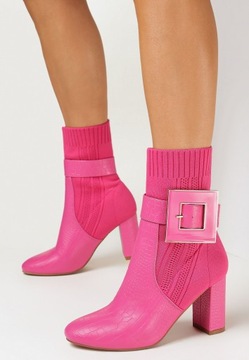 Женские ботинки Born2Be цвета фуксии 38