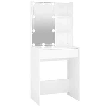 Toaletka LED biała 60x40x140cm