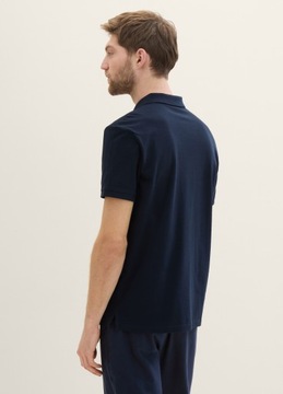 Tom Tailor Basic Polo With Contrast - Dark Blue