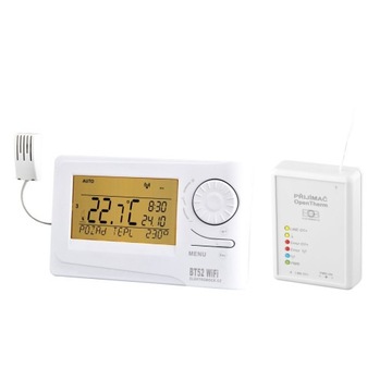 Bezprzew. termostat OpenTherm z geolok. WiFi BT52