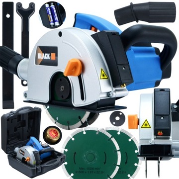 BRUZDOWNICA ELEKTRYCZNA DO BETONU LASER WALIZKA BLACK HIGH QUALITY PROMO