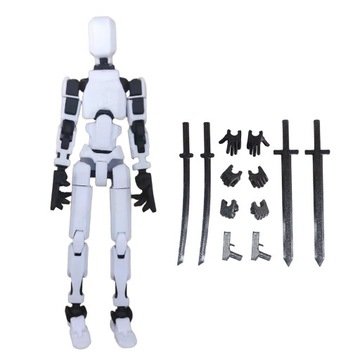 Wieloprzegubowy ruchomy robot Drukowany manekin 3D Toyslucky 13 Dummy Action