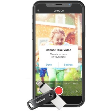 SanDisk iXpand USB 3.0 Flash Drive Go 128GB iPhone