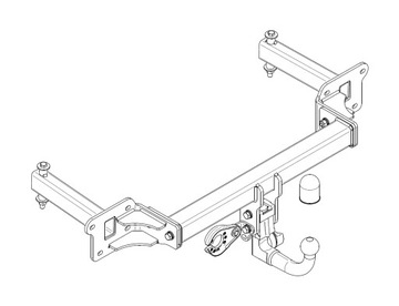NOVÝ ODEPÍNACÍ ZAŘÍZENÍ(HÁK) TÁŽNÝ DO SUBARU TRIBECA B9 SUV 2005-2014 STEINHOF