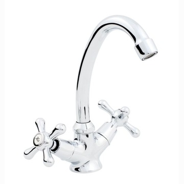 Hydroland Retro bateria umywalkowa stojaca chrom