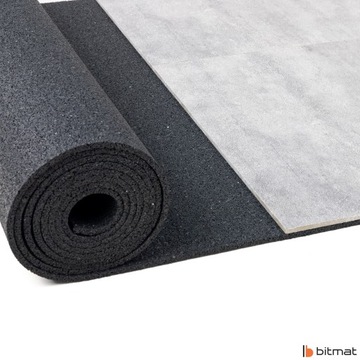 Звукоизоляционная подложка под панели пола толщиной 8 мм, антивибрационный коврик