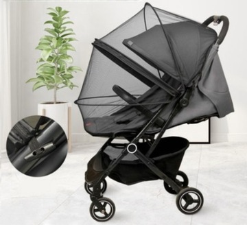 УНИВЕРСАЛЬНАЯ МОСКИТНАЯ СЕТКА ДЛЯ ДЕТСКОЙ КОЛЯСКИ, СКЛАДНАЯ, ЖЕСТКАЯ