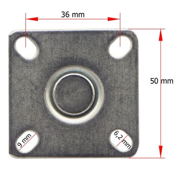 Комплект колёс фи 50 4 шт, шкаф, полка, 12ППГУМ50