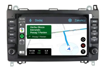 Mercedes W169 W245 W906 Sprinter Crafter Vito Viano Rádio Android Carplay