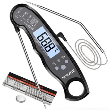 Termometr elektroniczny z sondą NIXIUKOL -50-300 °C