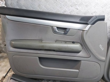 НАБОР ДВЕРНЫХ НАКЛАДОК + ДЕКОРЫ + ОБРАЗЦЫ РАМКИ S-LINE AUDI A4 B6 СЕДАН