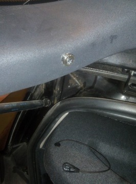 Полка в багажник Renault Megane II Черный