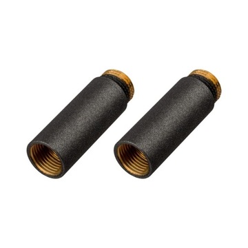 PRZEDŁUŻKA GW/GZ 1/2'' GRAFIT - ANTRACYT 60mm 2szt