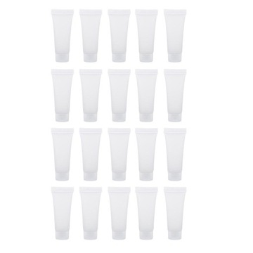 20x Puste butelki z fiolką z wyciśniętą tubą do balsamu DIY 10 ml