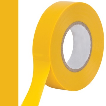 MOCNA TAŚMA IZOLACYJNA ŻÓŁTA LEXTON 19MM X 25M
