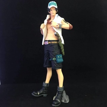 25cm jednoczęściowa figurka Anime marynarka mundur Portgas as figurka ko