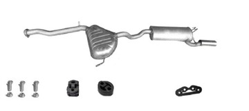FIAT COUPE 2.0 139km 1993-96 COUPE TŁUMIKI UKŁDA MAX KPL ŚRODKOWY KOŃCOWY