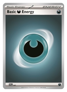 Pokemon TCG ORYGINALNA Basic Energy 007 Darkness