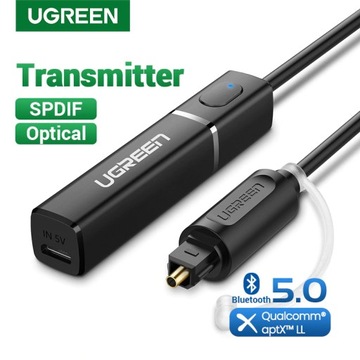 АДАПТЕР BLUETOOTH 5.0 TOSLINK UGREEN Qualcomm aptX