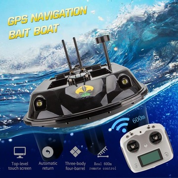 GPS BAIT BOAT 600M Большая грузоподъемность 8 кг с эхолотом
