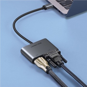UGREEN ADAPTER HUB USB-C - HDMI / VGA / USB-A 3.0 / USB-C PD