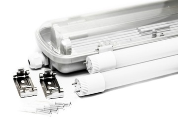 OPRAWA HERMETYCZNA 120cm + 2 ŚWIETLÓWKI LED 2340lm