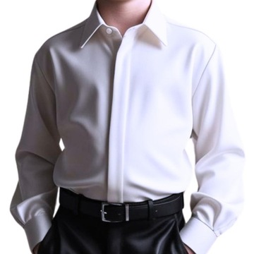 BIAŁA KOSZULA CHŁOPIĘCA 158 CHŁOPIEC ELEGANCKA KOMUNIJNA DŁUGI RĘKAW