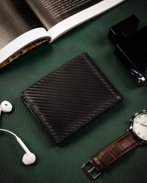 PETERSON STOP RFID PORTFEL MĘSKI MAŁY SLIM CIENKI