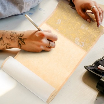 CHIŃSKA KALLIGRAFIA PUSTY WISIOREK NA ŚCIANĘ DO