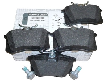 KLOCKI HAMULCOWE TYŁ CLIO FLUENCE MEGANE MODUS SCENIC TWINGO II III IV