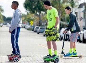 ЭЛЕКТРИЧЕСКИЙ СКЕЙТБОРД LED+ ПРИЛОЖЕНИЕ Хип-Хоп