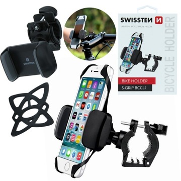 SWISSTEN Uchwyt do telefonu na rower do kierownicy